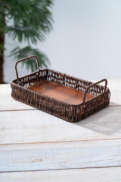 ACAR سلة خبز ويكر من الخيزران بعرض 27 سم - HU030