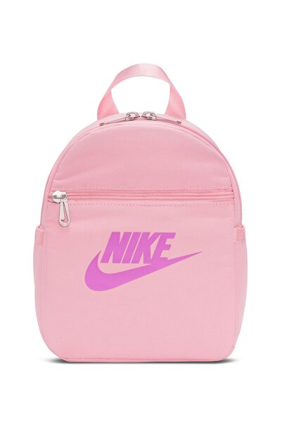 Nike حقيبة ظهر نسائية باللون الأحمر - الوردي مقاس 8x10x4 CW9301-690 W NSW FUTURA 365 MINI BK