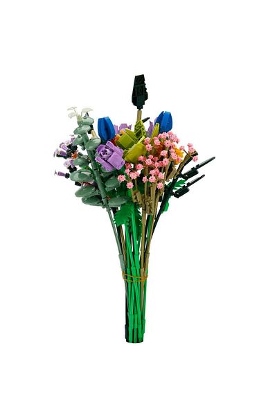 Sunman Flower Series 1106 - Piece Mixed Bouquet Building Set