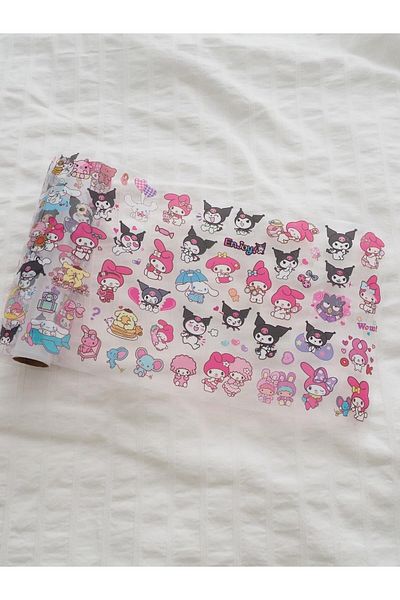 Planet Butik Anime Patterned Roll Sticker