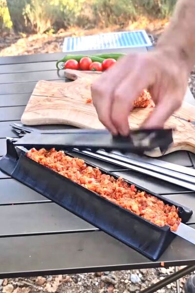 CAMPOUT kebapmatik Adana Urfa kebap kalıbı Aparatı pratik hızlı kebap makinesi kutulu kebap matik