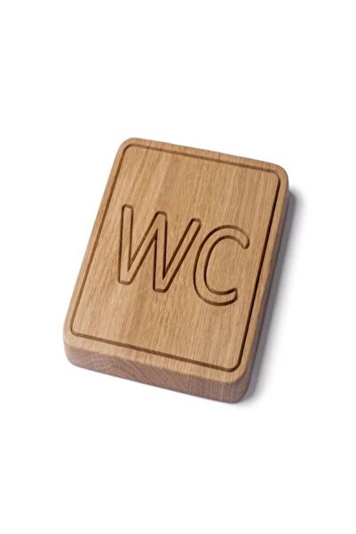 Master Hands Ahşap Wc Işareti, Ahşap Wc Tabela, Tuvalet Kapı Tabela, Ahşap Tu...