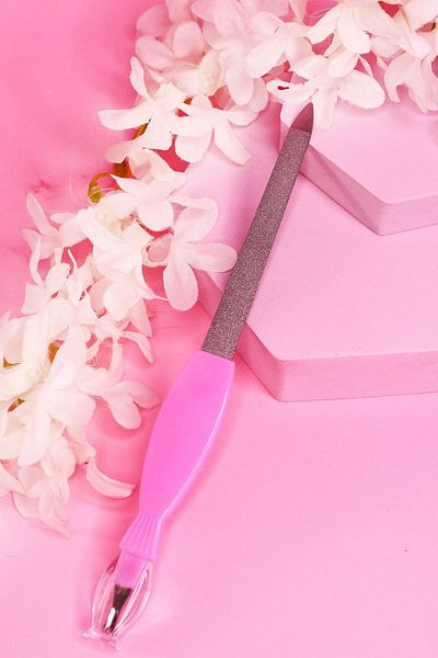 MUJGAN Double Ended Meat Pick Rasp Pink Color
