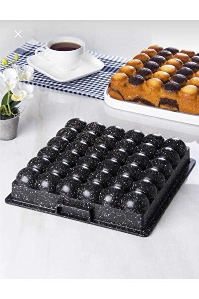 ZETMON Granit Döküm Atom Kartopu Kek Kalıbı 28cm