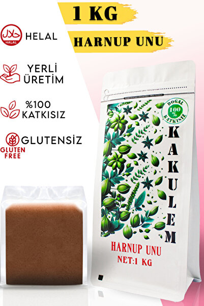 Kakulem GLUTENSİZ SERTİFİKALI Keçiboynuzu Tozu Unu Harnup 1 KG