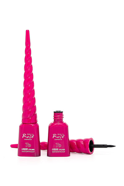 Roesıa Rose Cosmetics Rose Waterproof Lıquıd Unıcorn Boynuzlu Eyeliner