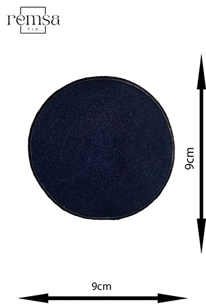 REMSATİC Ütü Ile Yapışan Arma - Patch - Dirsek, Diz Yama Modeli (yuvarlak) La...