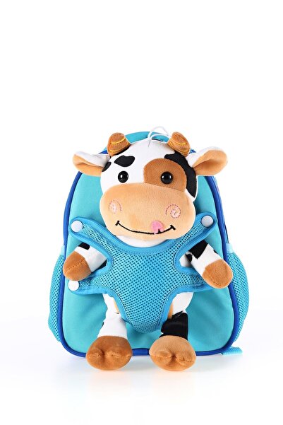 YOUNG CCS Kids 51739 Mavi Peluş Oyuncaklı Anaokul Çantası