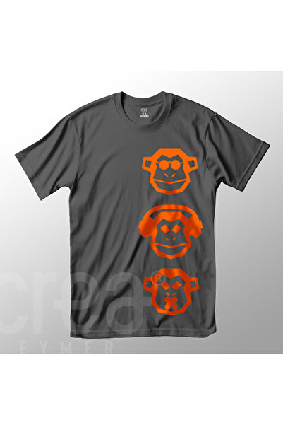 Crea Eymer Wear Majica Monkey Štampano Premium okrugla kragna 100% pamuk