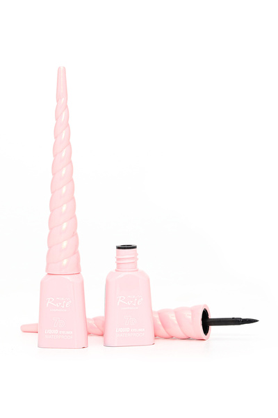 Roesıa Rose Cosmetics Rose Waterproof Lıquıd Unıcorn Boynuzlu Eyeliner