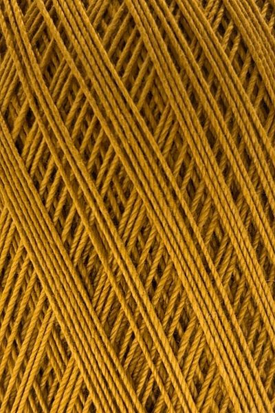 SENSY 100% Mercerized Cotton Classic Thread - Lace Thread, Giza Corn Cotton, Mustard