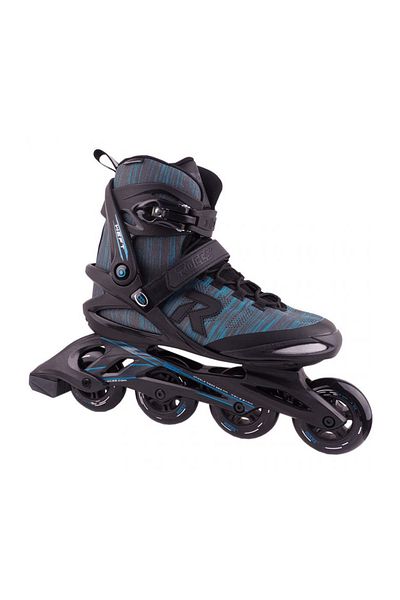 Roces Weft Thread Black Blue Fitness Roller Skates-43