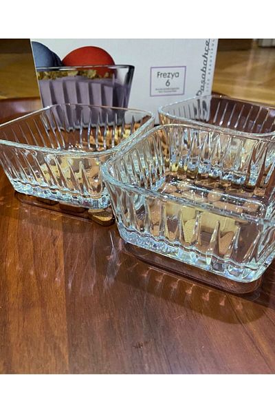 arnisa Freesia Pasabahce530236 - 12 Snack Bowls, 220CC Depth, 4.4 cm Width