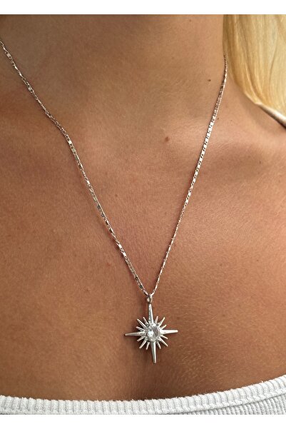 KİLİGİSTANBUL Star Patterned North Necklace - 50 cm