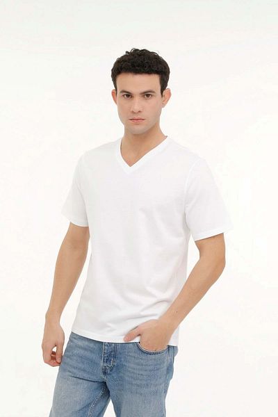 Kinetix KINETIX M-SN221 BSC 4FX Λευκό T-Shirt με μανίκια - XL
