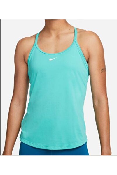 Nike Зелена безрукавка Dri-Fit Elastika жіноча футболка