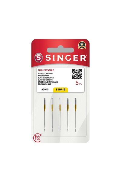 SİNGER Makina Dikiş Iğnesi 2045 110/18 5 Adet
