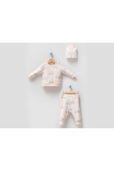 Bubbles BICYCLE PRINTED SHOULDER BATTED 2-PIECE SET