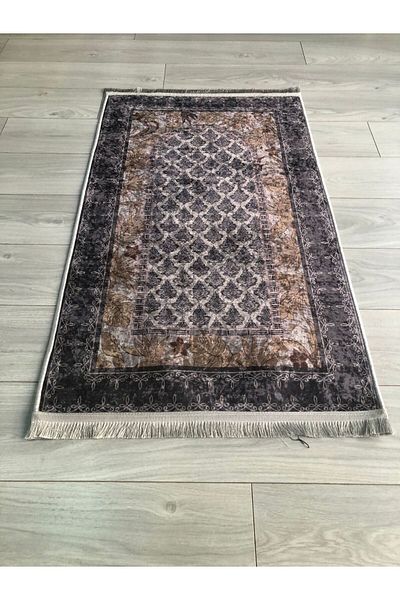 YTR HOME Non-Slip Base Machine Washable Digital Printed Prayer Rug 70x120cm