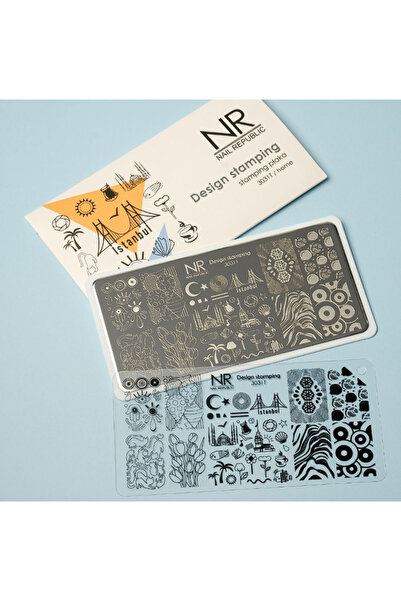 Nail Republic Stamping Plaka3031T istanbul