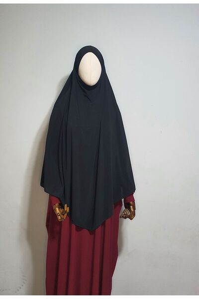 AHRAR tesettür Maksi hazır baglamali peçeli hac umre için uygun sandy sufle k...