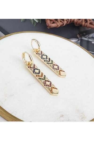 G Sport POLO Tie model Earrings - Stylish Design