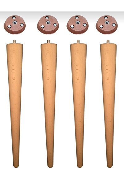 zeki möble Ahşap gürgen ayak cap:5cm uzunluk 42.5cm