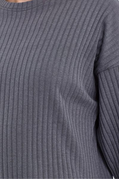 ensade CorduroY Blouse and Trousers Set - Side Slit Detail