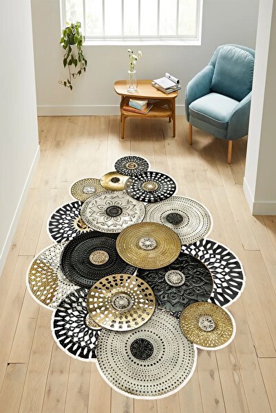 Babil Halı Halı Dijital Baskılı Dekoratif Halı