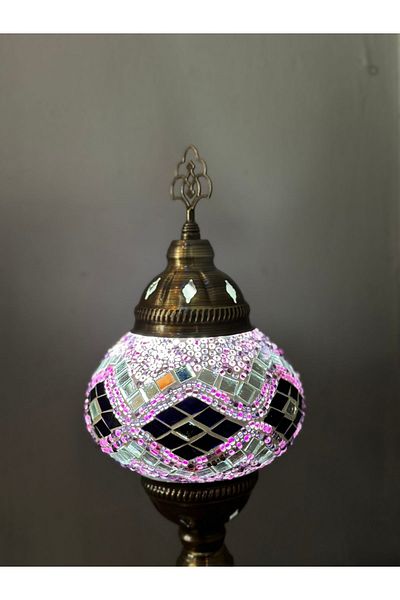 CYL Mosaic Patterned Authentic Dress - Lampshade and Light Bulb Gift