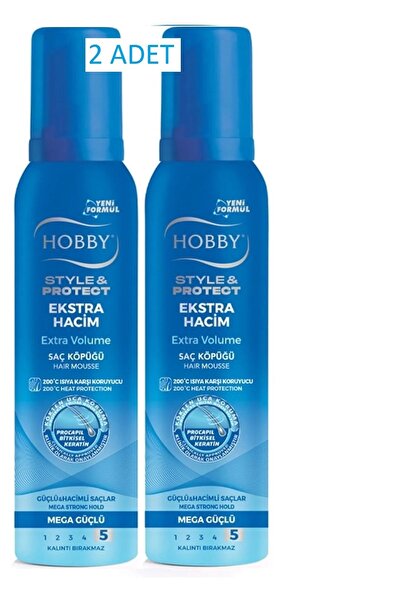 Hobby Style&protect Ekstra Hacim Saç Köpüğü 150 ml X 2 Adet