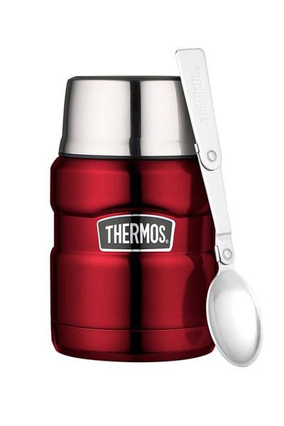 Thermos Stainless kinG 0.47L Gray Food Thermos - CampinG and DaiLy Use