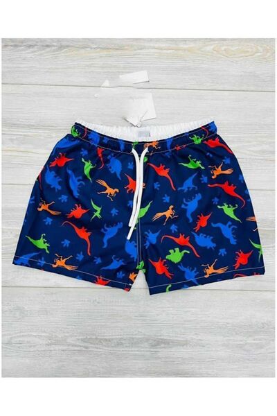 mikam شورت سباحة وبحر مقاوم للماء للأولاد بتصميم أنيق مع قماش المظلة