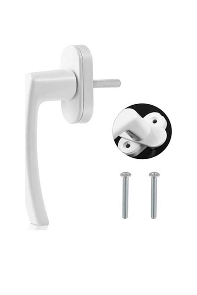 PVC 2-Piece White Pimapen Window Handle
