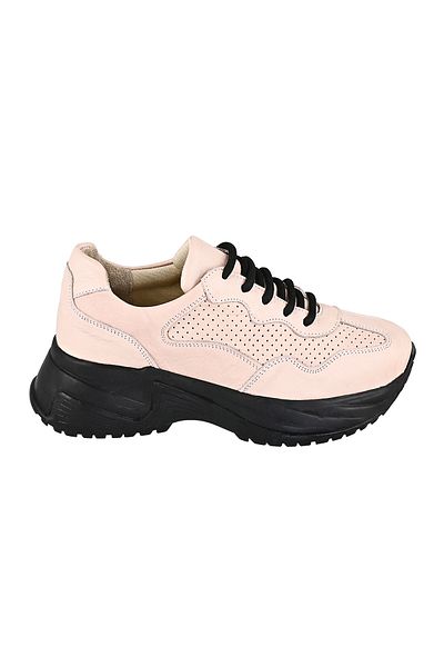 NOOSY Pantofi de damă din piele naturală - pudră