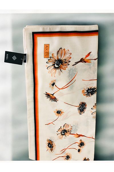 Akel 95 x 95 cm Digital Soft Scarf