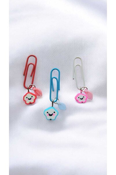 nasclaycollection Set de 3 semne de carte pentru cărți pentru copii, în formă de nor, dimensiune mini, cadou