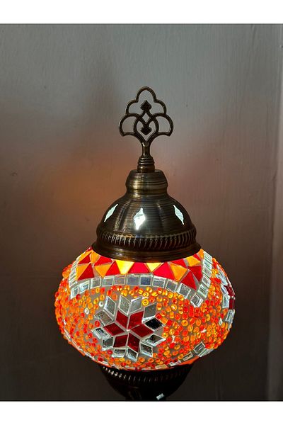 CYL Mosaic Patterned Authentic Dress - Lampshade and Light Bulb Gift