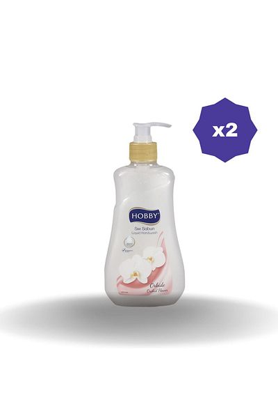 Hobby Orchid Flower Liquid Soap 400 ML X 2 PIECES