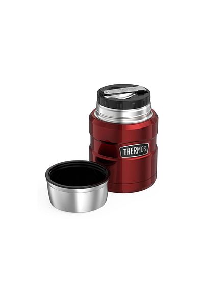 Thermos Stainless kinG 0.47L Gray Food Thermos - CampinG and DaiLy Use