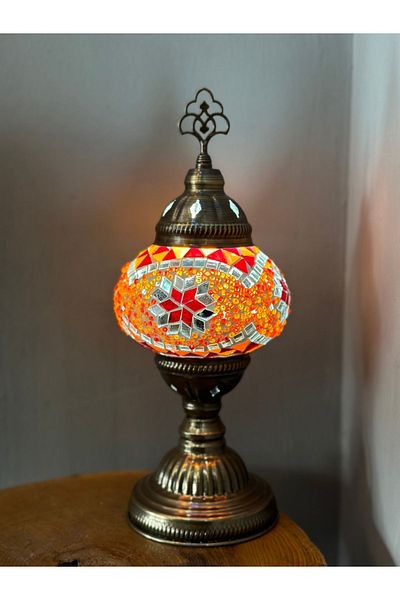 CYL Mosaic Patterned Authentic Dress - Lampshade and Light Bulb Gift