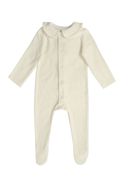Gambino Cream 3 Piece Jumpsuit Set for Baby Girl