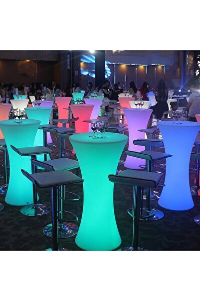MAYPLASTİK Konik Bistro Masa Işıklı Bistro (FİŞLİ)