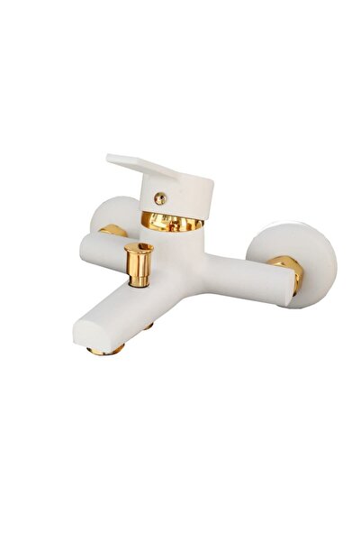 BANYOM صنبور حمام فاخر من الذهب الأبيض دلتا صنبور حمام من الذهب الأبيض