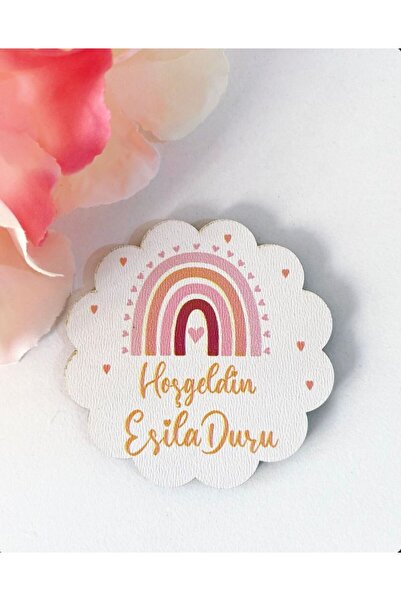 Magnet Ahşap Magnet Doğum Günü, Doğum Hediyeliği (25 Adet)