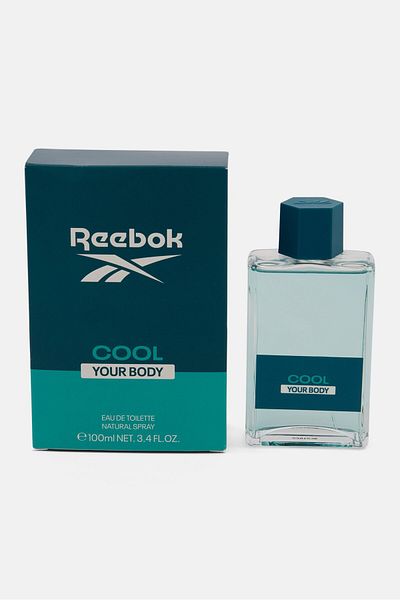 Reebok Men Cool Your Body Eau De Toilette Perfume 100ml, Green