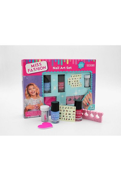 NillyToys Miss Fashion Nail Art - Easy Care Set with Water
