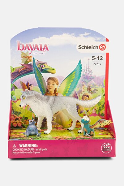 SCHLEICH Комплект фигурки Баяла - вълк Ликос, драконче Нугур и миеща мечка Пиух