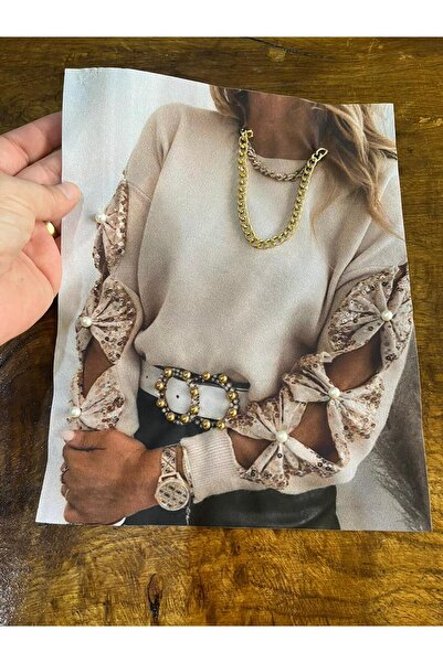 Gönülden Tasarım 23x19 cm Pearl Bo Sa perlama Asarim šivaća aplikacija za dev...