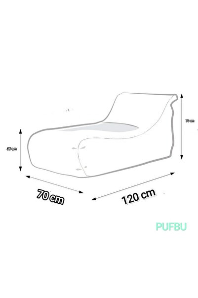 PUFBU Armut Koltuk Kılıfı Lounger Modeli Keyif Dinlenme Koltuğu